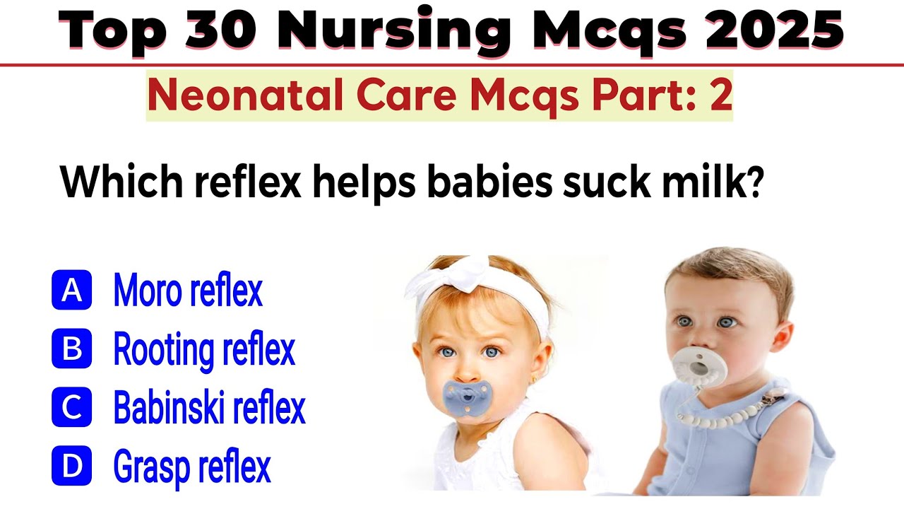 Neonatal Care Mcqs | Top nursing mcqs | nursing exam preparation | child care mcqs | RRB exam mcqs