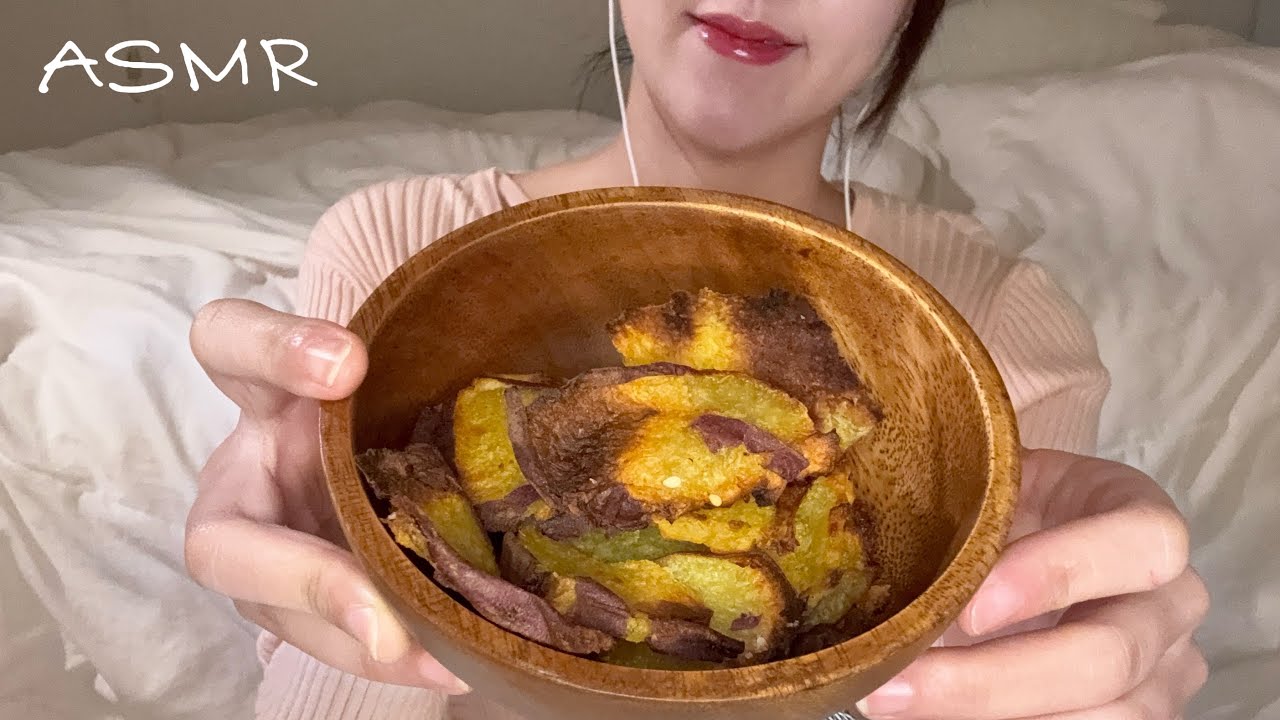 고구마 누룽지 ASMR  | Sweet Potato Nurungji ASMR | Crispy & Chewy Korean Snack  