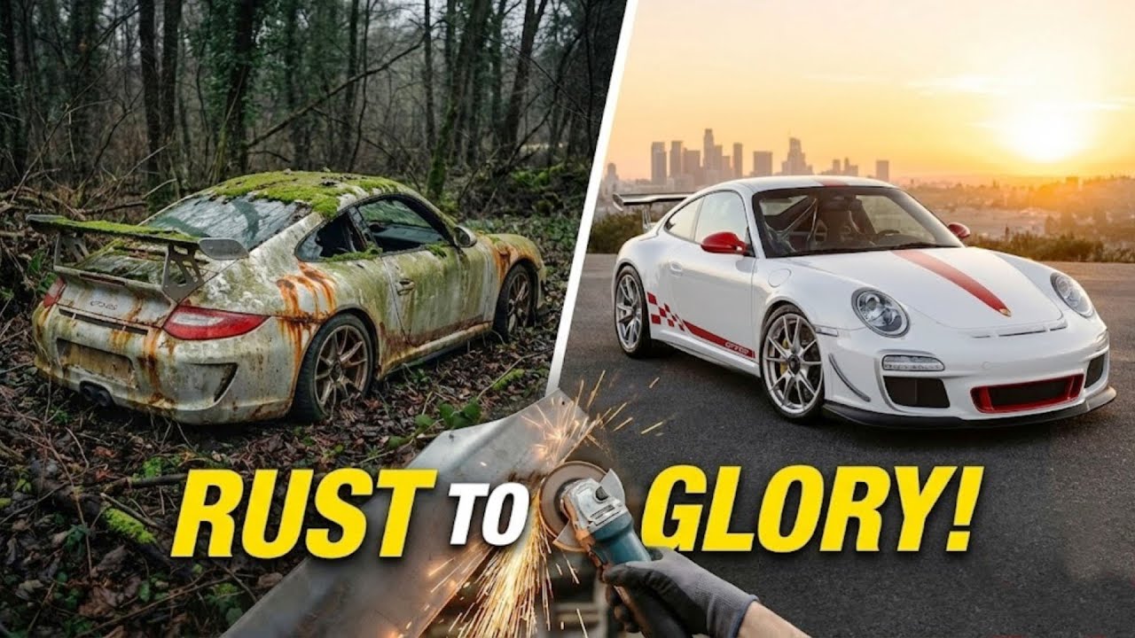 Abandoned Porsche 911 GT3 RS Restoration: Rusted Forest Wreck to GT3 Glory! Insane Rebuild
