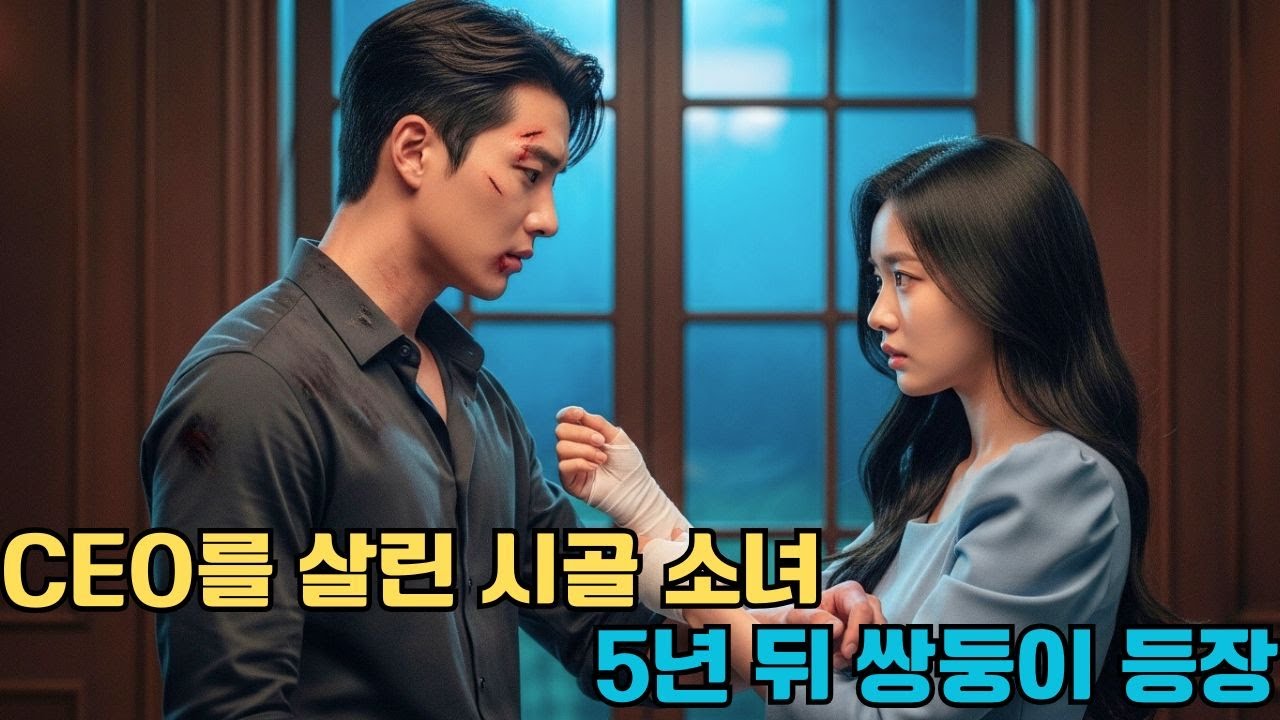 죽어가던 CEO를 살려내고 하룻밤을 보낸 시골 소녀 5년 뒤 나와 똑같이 생긴 쌍둥이 손을 잡고 다시 나타났다 #CEO로맨스