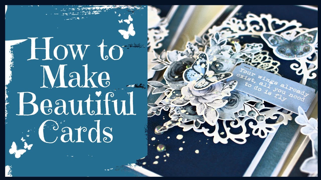 DIY Card Making Tutorial ~ Uniquely Creative Moody Blues