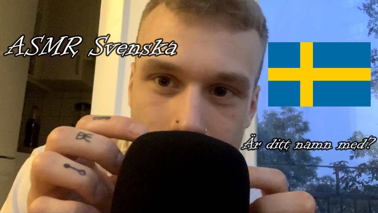 ASMR på svenska Repeating names / Repeterar namn och viskar dig till sömns