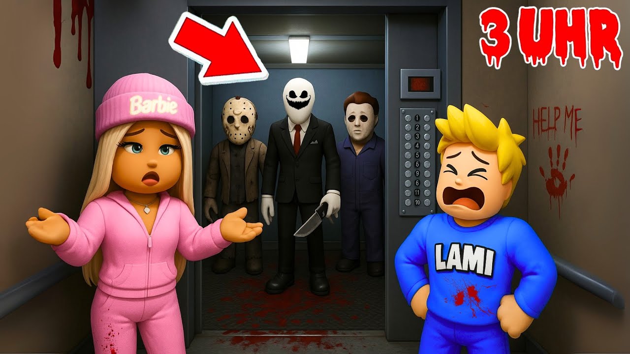 Der GRUSELIGSTE FAHRSTUHL in Roblox 😳 (LAMI)