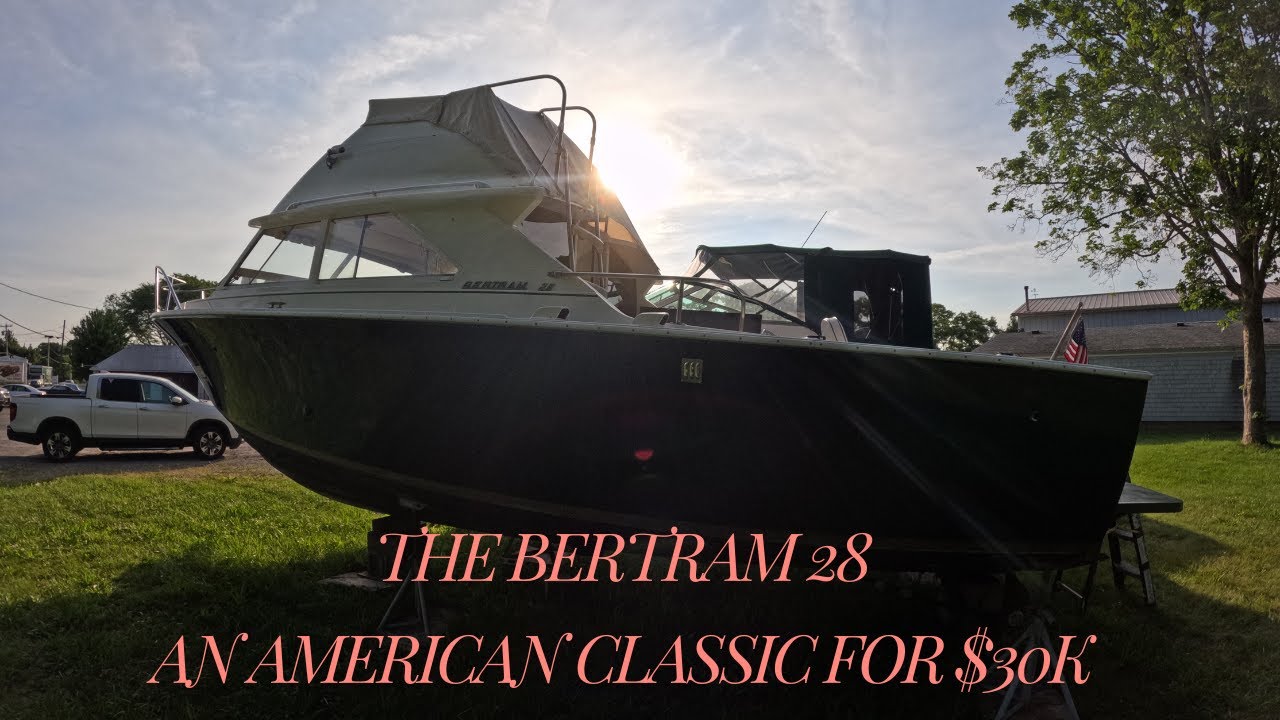 Picking Boats by the Side of the Road - Potential Gem Discovered - 28' Bertram for 30K!
