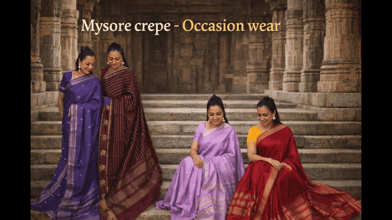 Episode 34 - Premium Semi Mysore crepe | Budget Collection | Party Wear