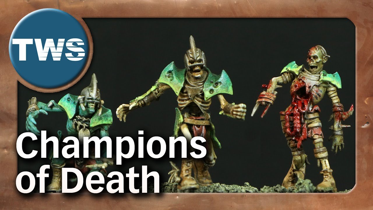 Tutorial: Champions of Death bemalen für Blood Bowl / Blitz Bowl (untote Miniaturen, Tabletop, TWS)