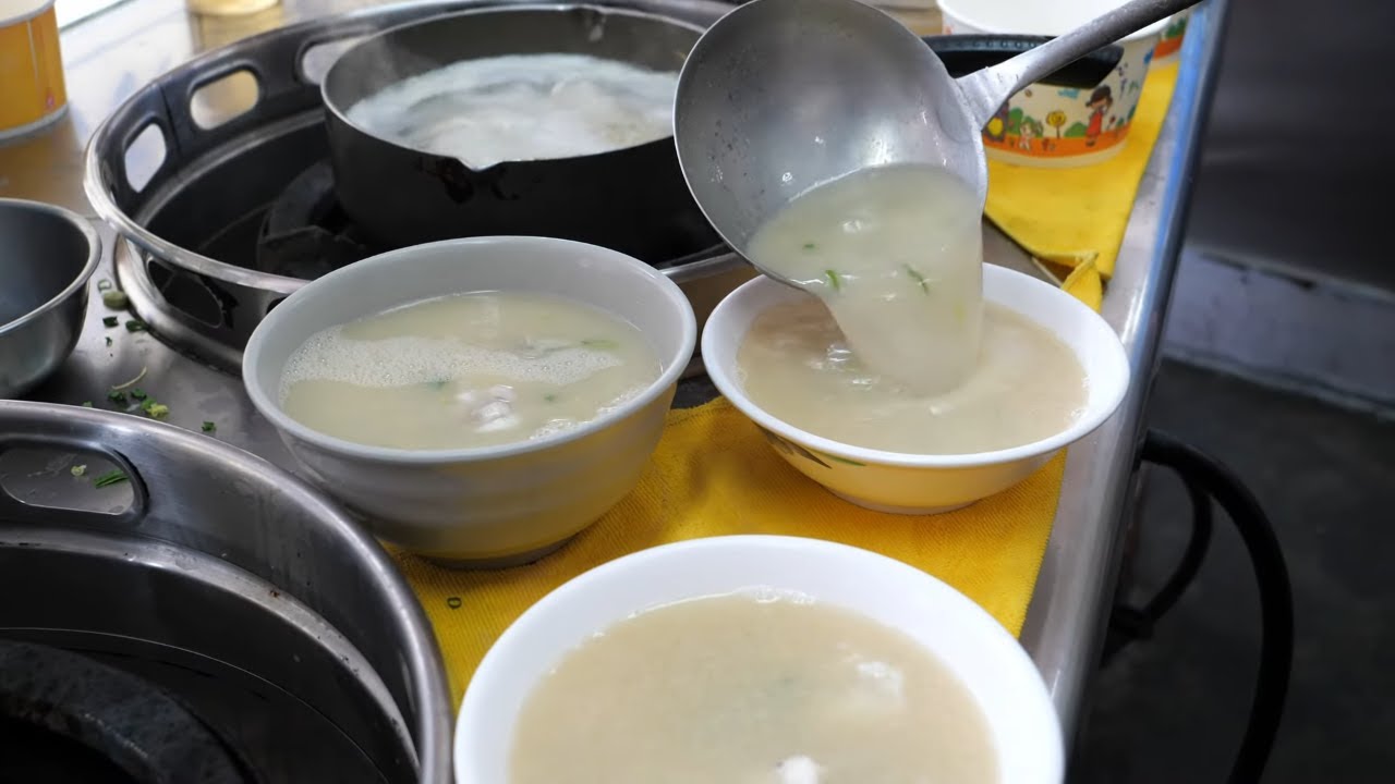 Taiwan Restaurant Food - Grouper Soup, Fried Milkfish, Braised Minced Pork Rice, Side Dish