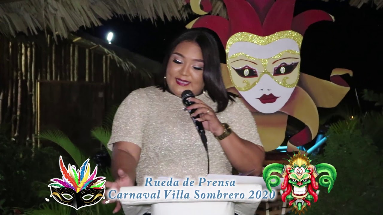 RUEDA DE PRENSA CARNAVAL VILLA SOMBRERO 2020