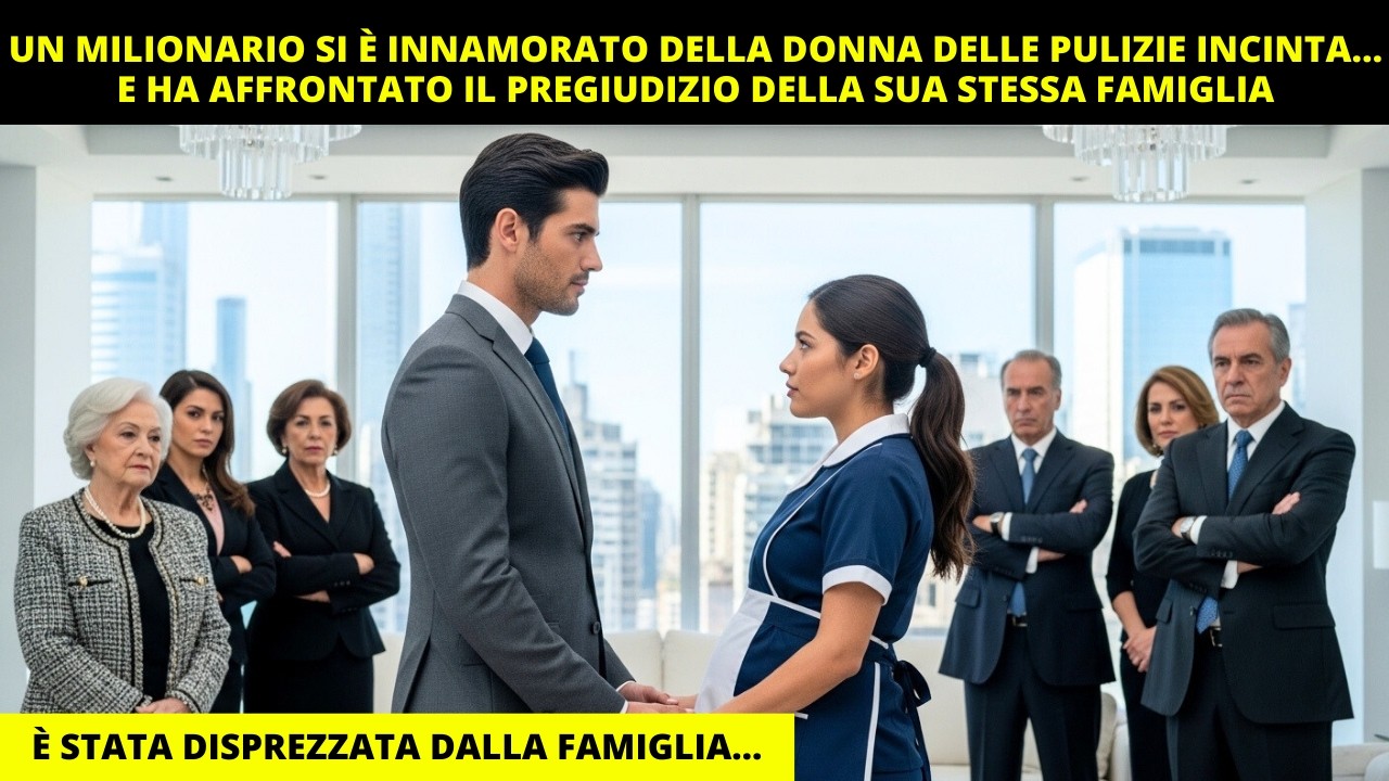 UN MILIONARIO SI È INNAMORATO DELLA DONNA DELLE PULIZIE INCINTA… E HA AFFRONTATO IL PREGIUDIZIO....