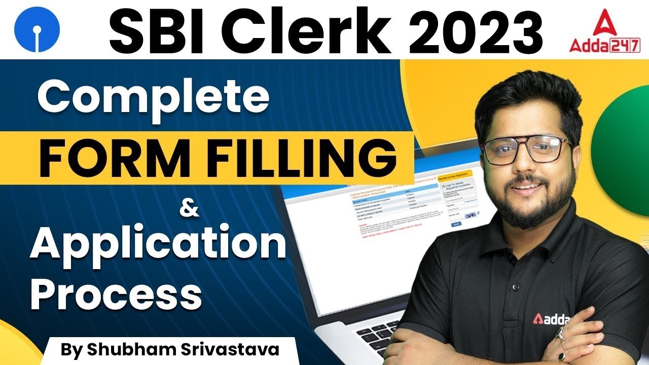 SBI Clerk Form Fill Up 2023 Complete Application Process | SBI Clerk Form Kaise Bhare