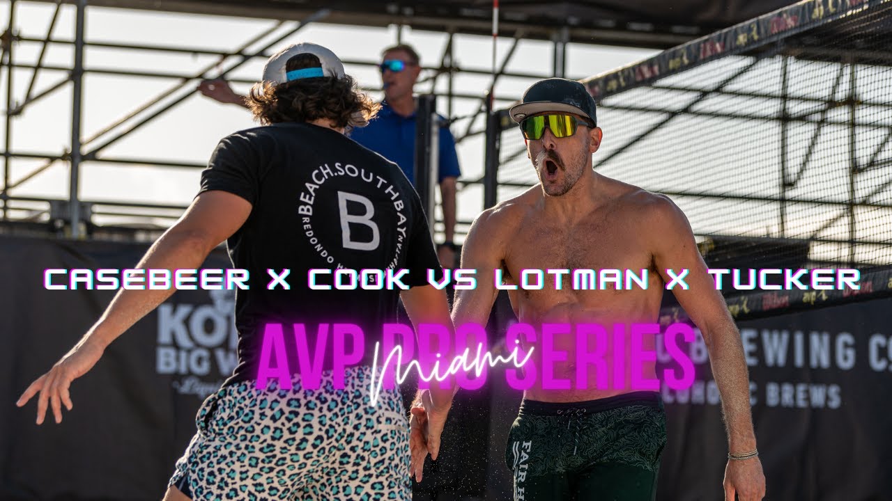 Miami Beach AVP Pro Series | Casebeer x Cook vs Tucker x Lotman