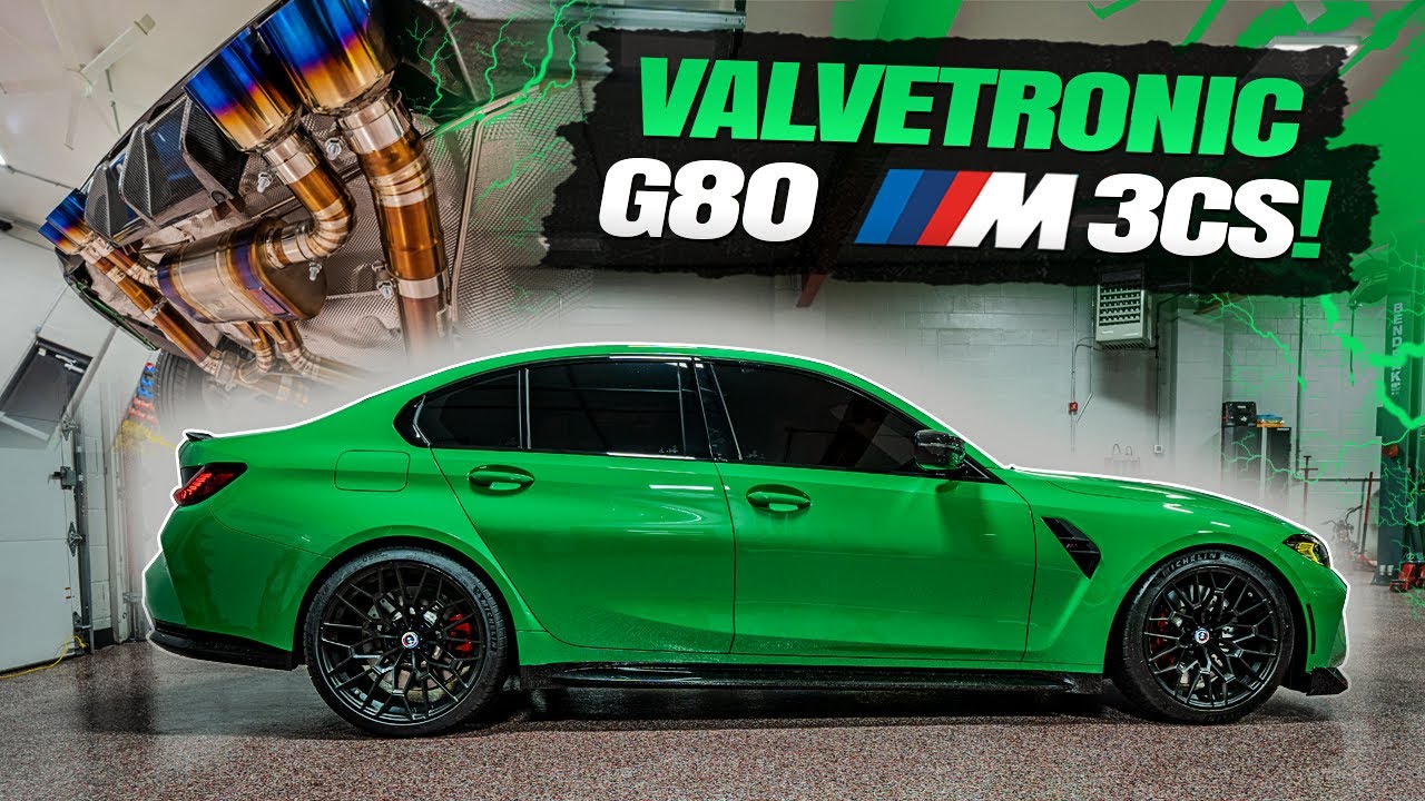 2024 BMW G80 M3cs gets a Valvetronic Titanium Exhaust
