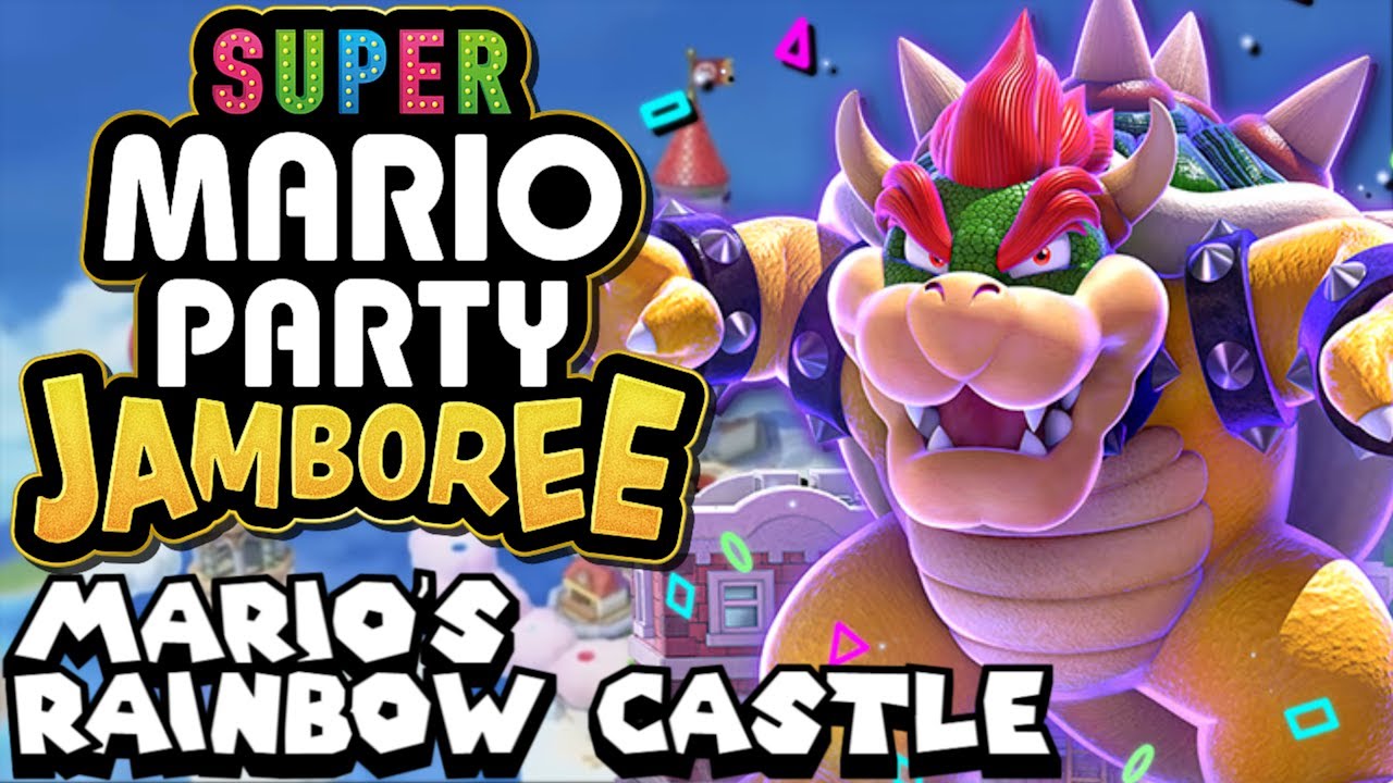 Super Mario Party Jamboree | Mario's Rainbow Castle w/ Bowser - Shiruetto The Gamer