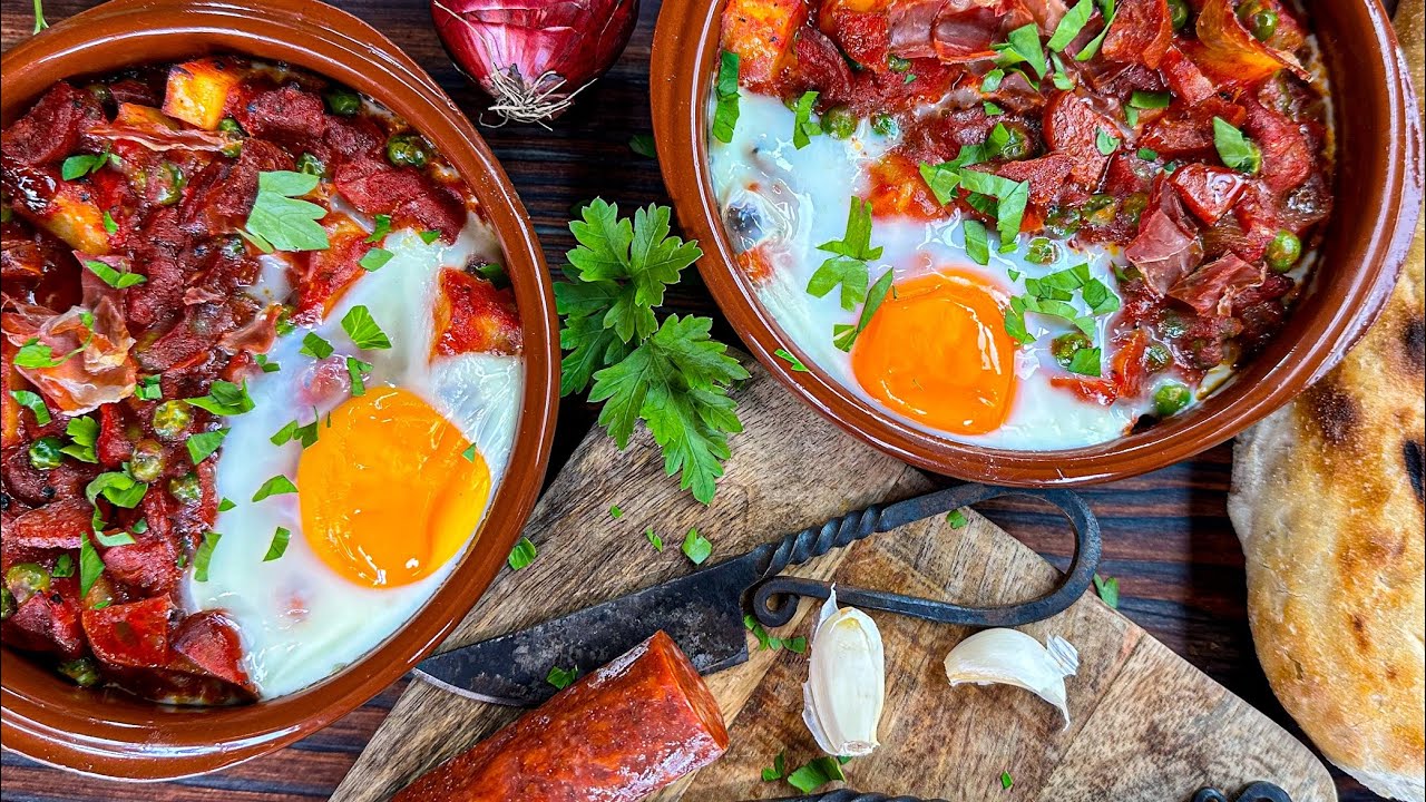 Huevos a la flamenca - das beste spanische Frühstück! - Westmünsterland BBQ