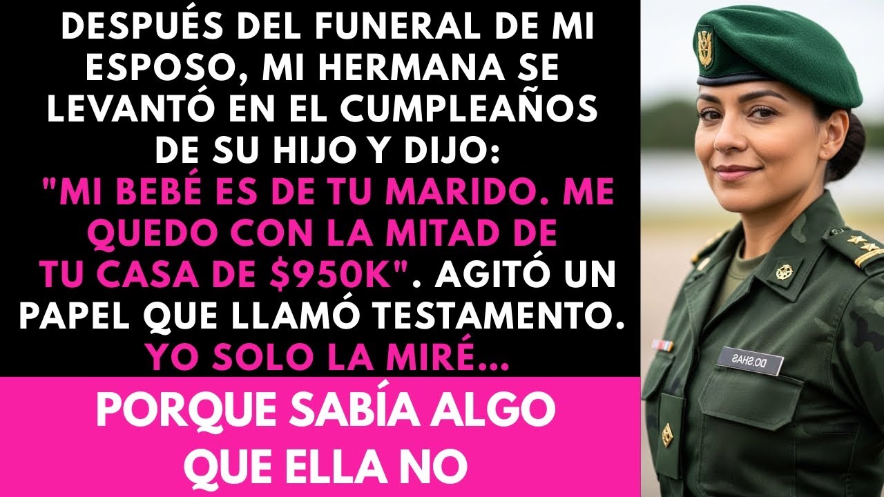 Tras El Funeral Mi Hermana Dijo Que Su Hijo Era De Mi Esposo Y Leyó El Testamento