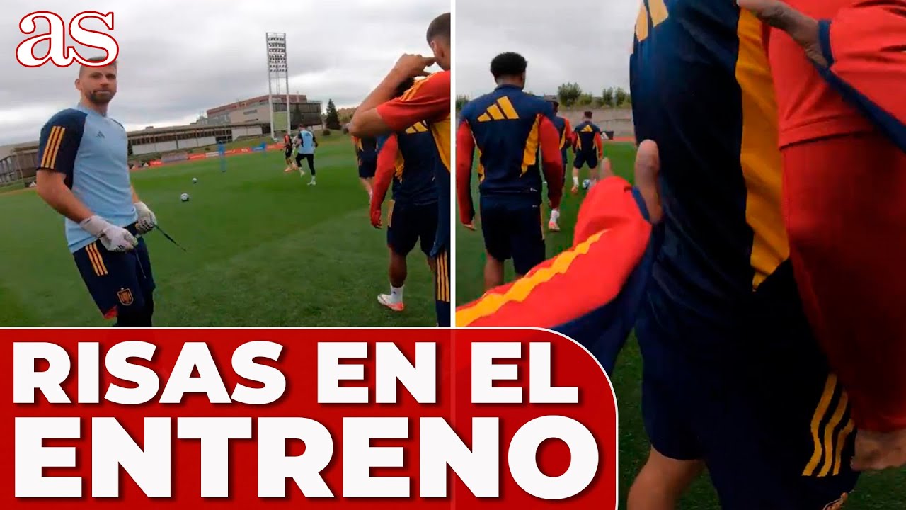 SELECCIÓN ESPAÑOLA | Colocan una CÁMARA en el PECHO de NICO WILLIAMS durante el ENTRENAMIENTO