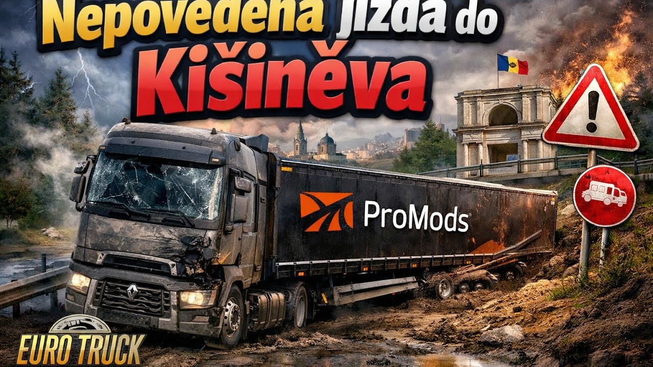 Tahle jízda se vůbec nepovedla #eurotrucksimulator2 #promods #duchodcizwise