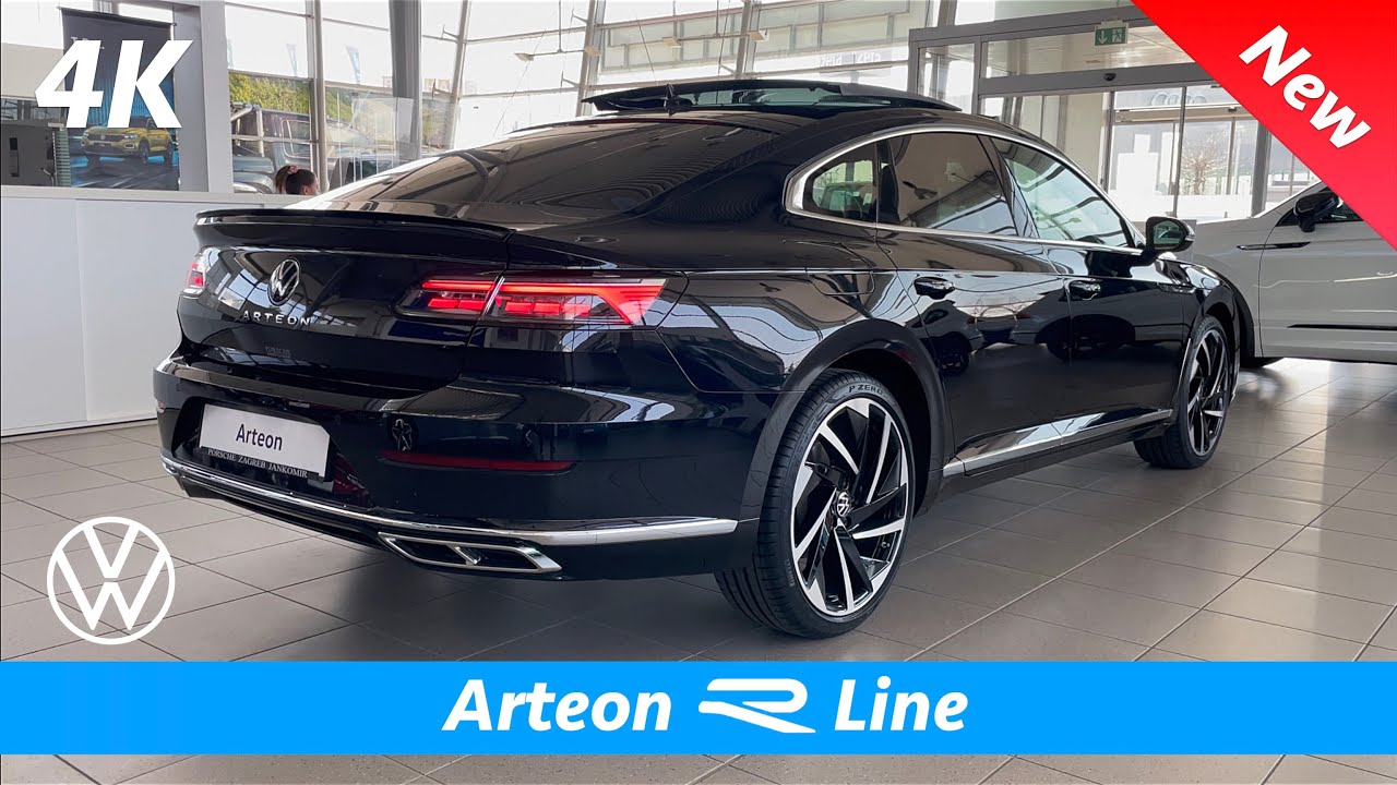 VW Arteon R Line 2021 - ПЕРВЫЙ взгляд в 4K | Экстерьер - Интерьер (FL), Цена
