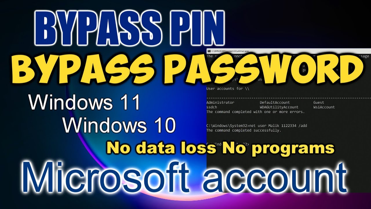 Как сбросить PIN-код и пароль учетной записи Microsoft 🔹Без потери данных в Windows🔹Без программн...