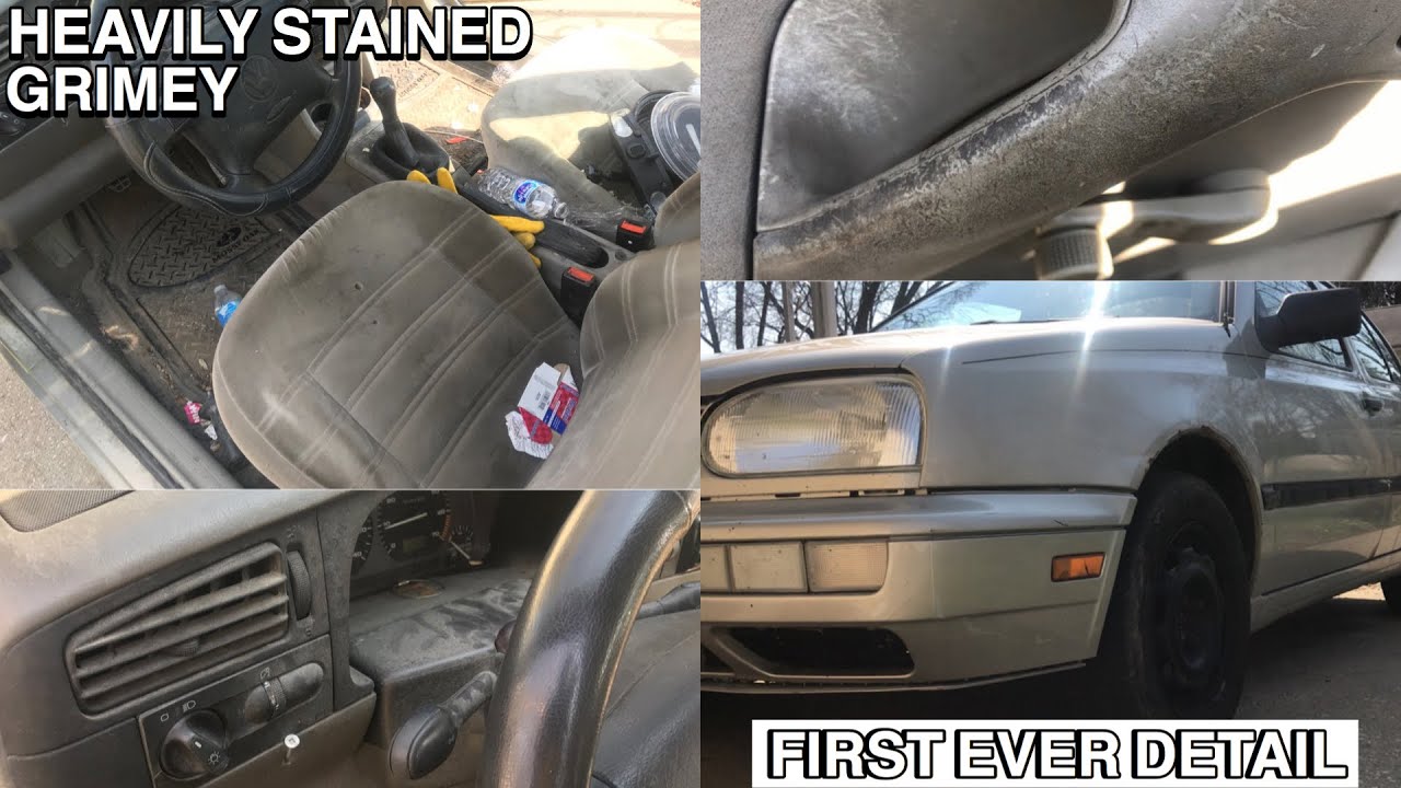 The NASTIEST Car I've Ever Seen! | DISASTER Car Detailing Best Transformation | First Ever Detail!