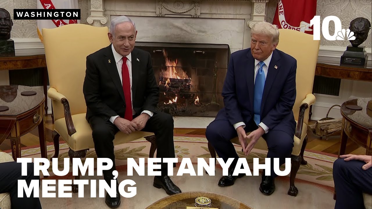 President Trump, Prime Minister Netanyahu meet at White House
