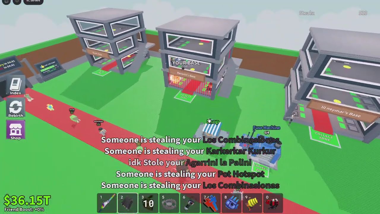 Pov : Rich Guy Vs Public Server | Steal A Brainrot