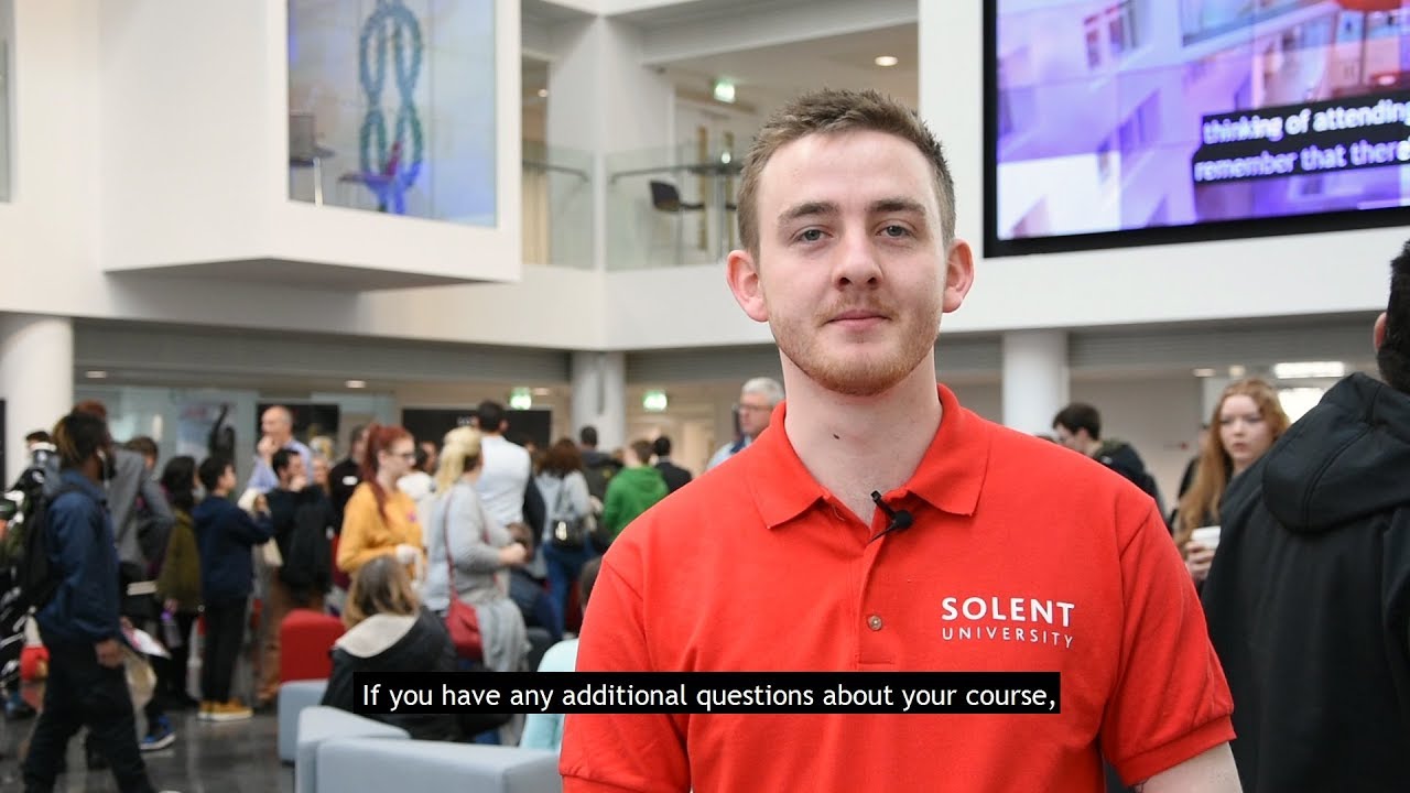 Solent University open day tour