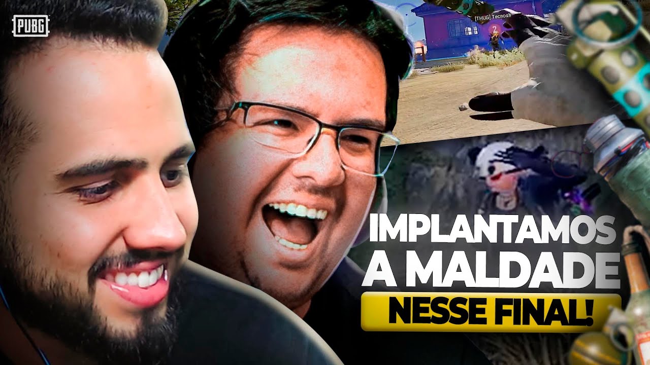 THUGFAAST E TECNOSH IMPLANTARAM A MALDADE NESSE FINAL - PUBG