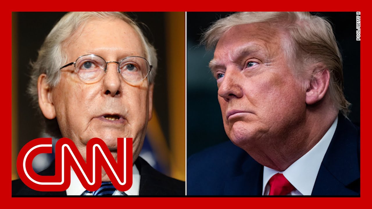 Trump issues scathing rebuke against Mitch McConnell