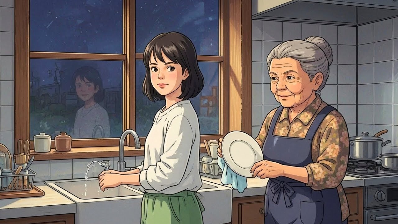 Returning to Grandma’s countryside kitchen | The smell of miso soup and old wood | Ghibli Style