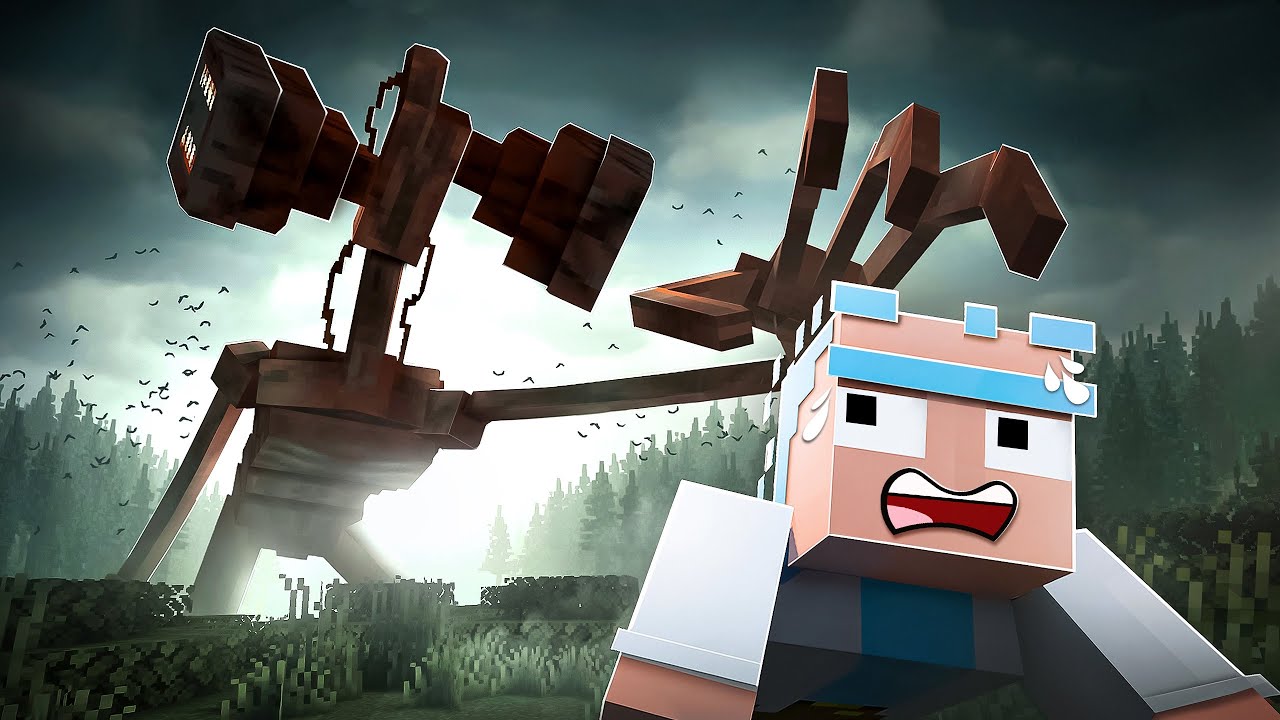 There Is No Escaping Him.. Minecraft Siren Head Forest #3