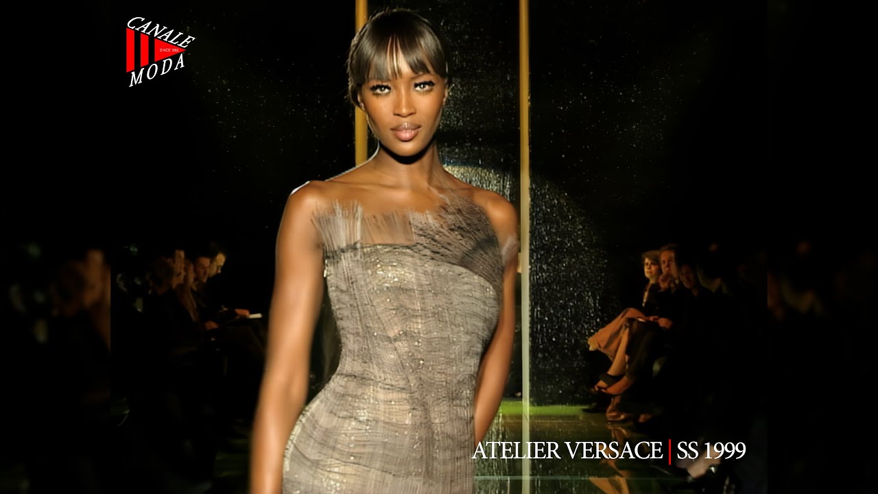 ATELIER VERSACE Весна-Лето 1999 Париж 4K - Canale Moda
