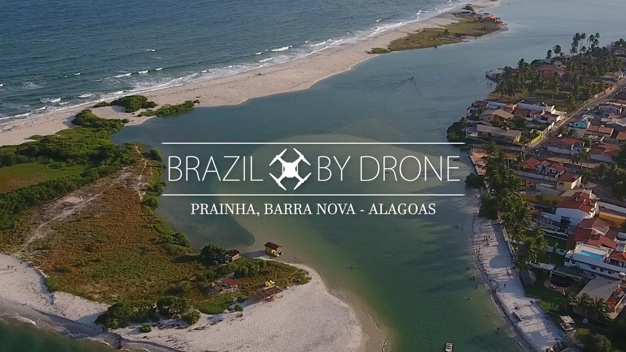 BRAZIL BY DRONE - Prainha, Barra Nova, Alagoas (BEACH PARADISE IN BRAZIL)