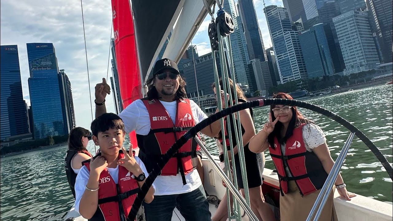 Sailing at Marina Bay, Singapore