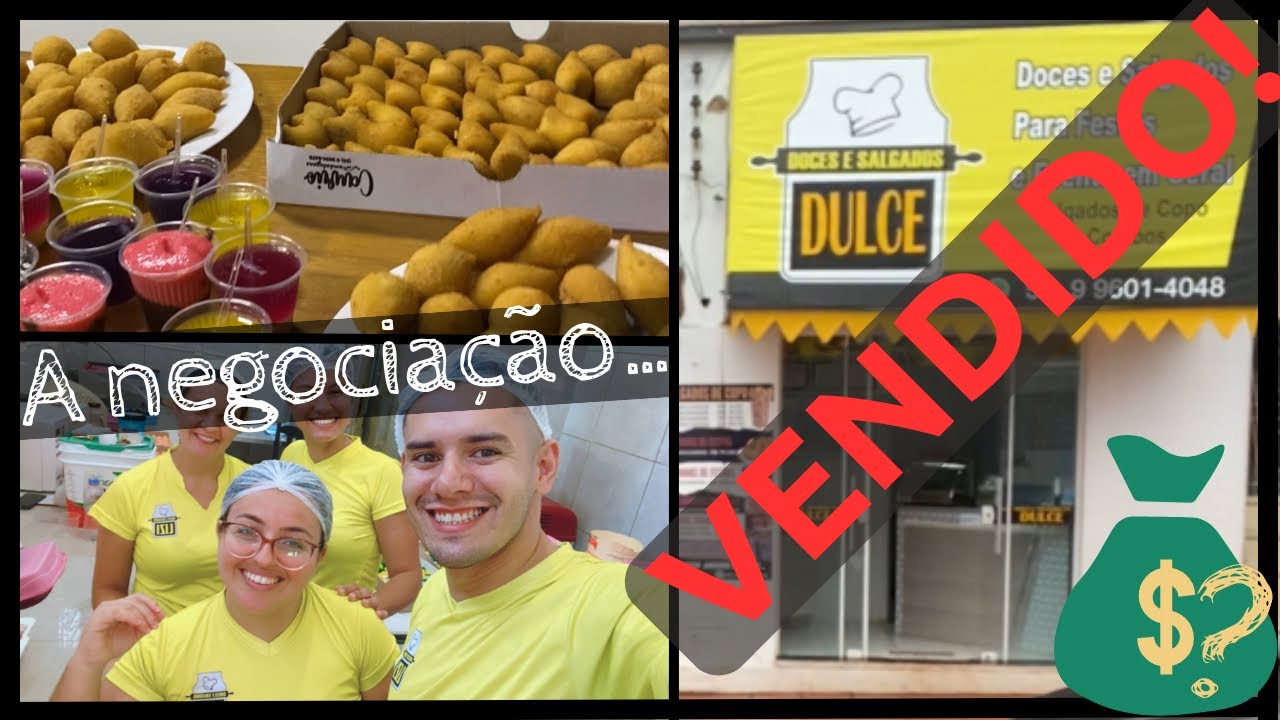 VENDEMOS NOSSA LOJA DE SALGADOS.
