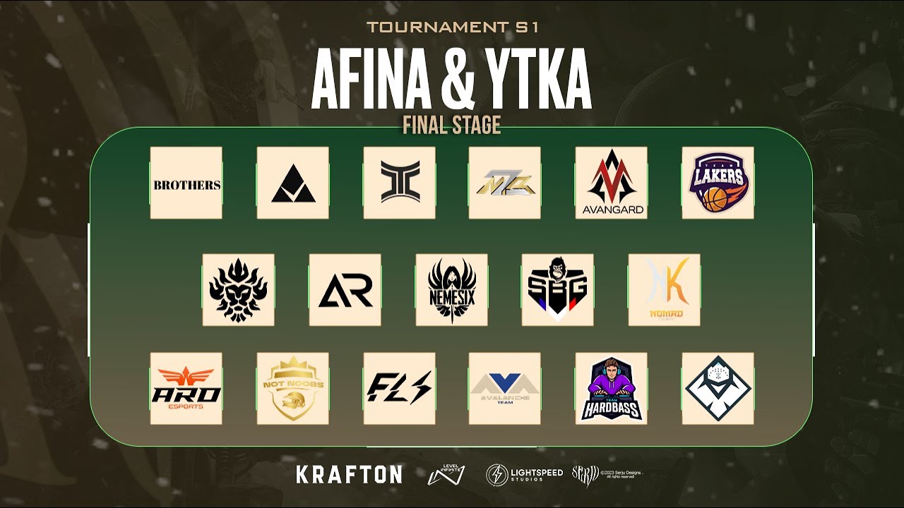 AFINA & YTKA TOURNAMENT FINAL | PUBG MOBILE | KALAMBOOR