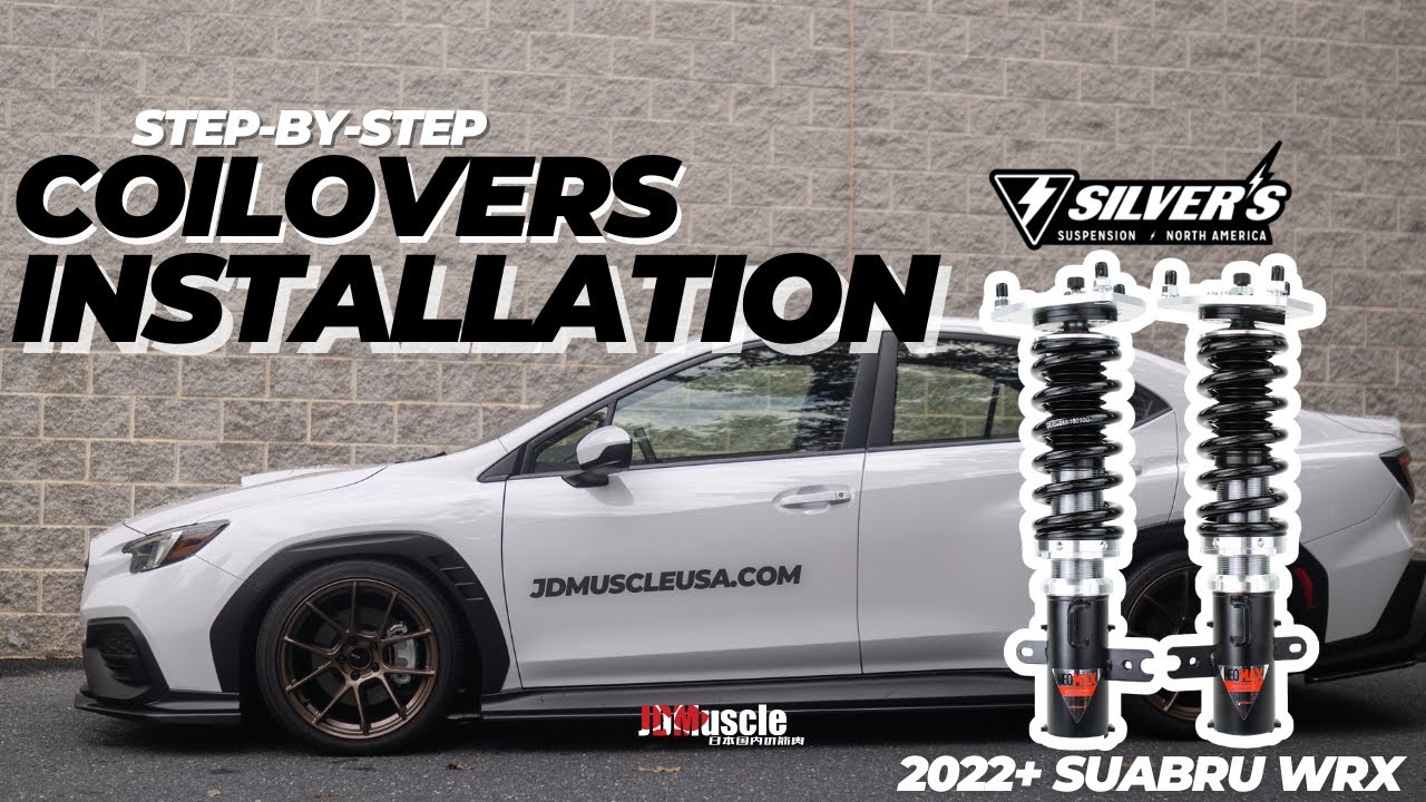 How to install coilovers on 2022+ Subaru WRX | Silver's NEOMAX #wrx22 #coilovers #silvers