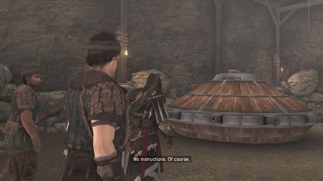 Assassin's Creed Brotherhood - Ezio Drives Leonardo Da Vinci's Tank (First Tank) PS4 Pro