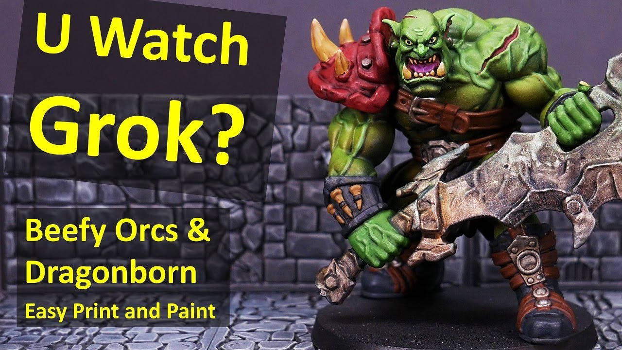 What if Fantasy Minis were Designed by a 3D Printing Pro?