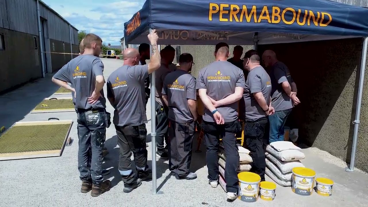 Resin Bound Gravel Training Northern Ireland | PERMABOUND at JDI Direct - Ballynahinch