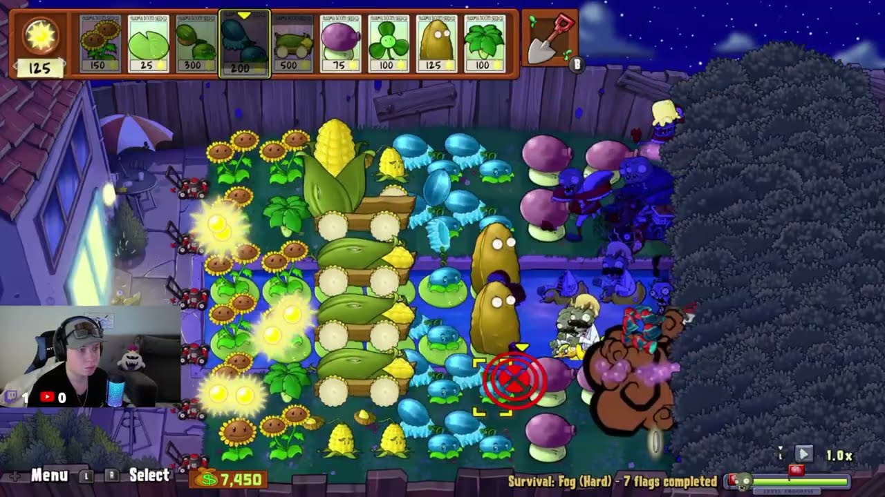Finishing Survival Mode. | Plants Vs. Zombies: Replanted | Part 12 Live
