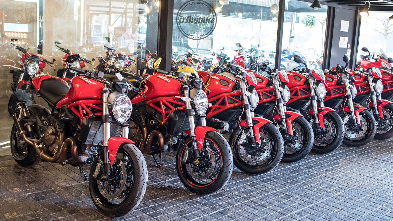 ข้อแตกต่าง Ducati Monster 696, 795, 796, S2R, 821, 797
