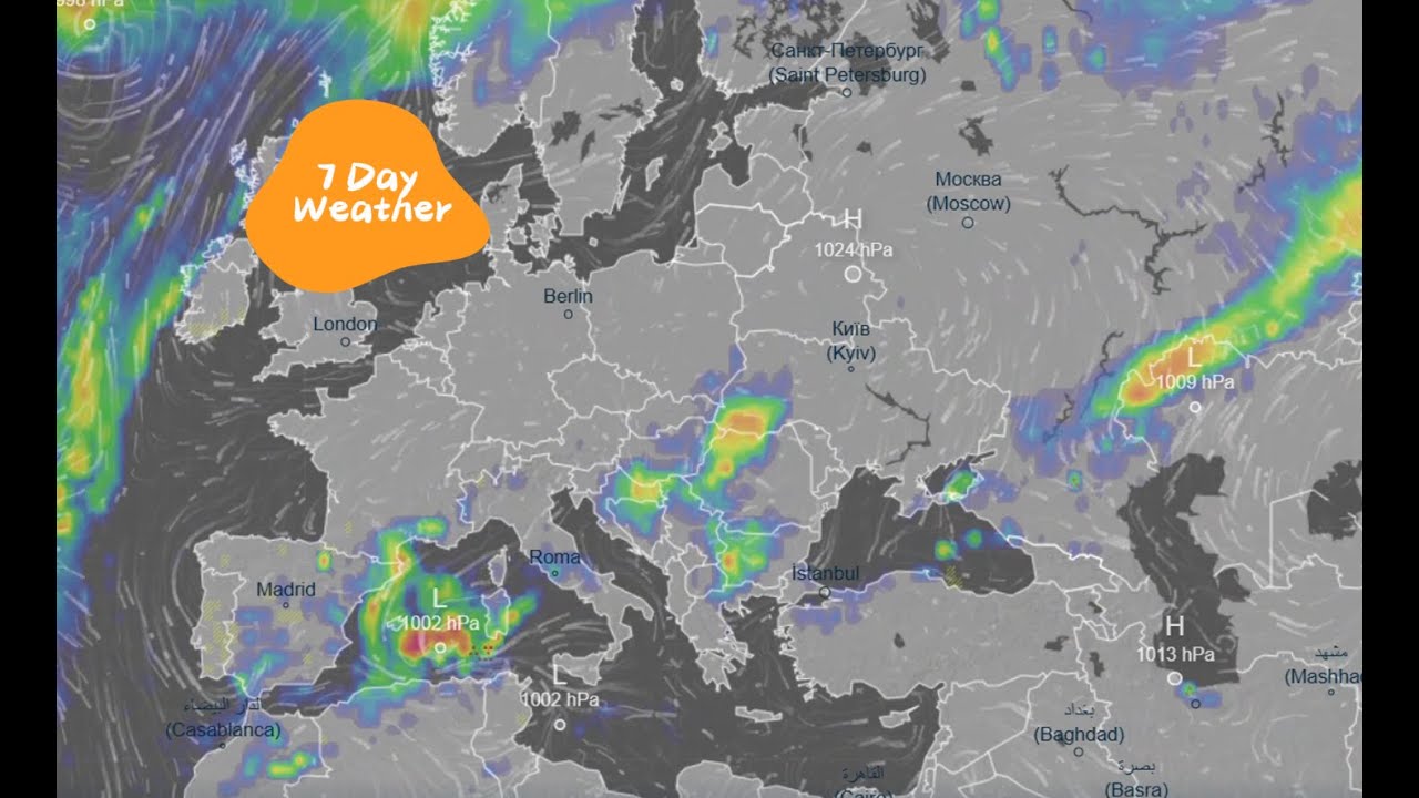 European Weather | ECMWF Model Precipitation June 7, 2025 l Severe Rain Storms On the Way In Europe