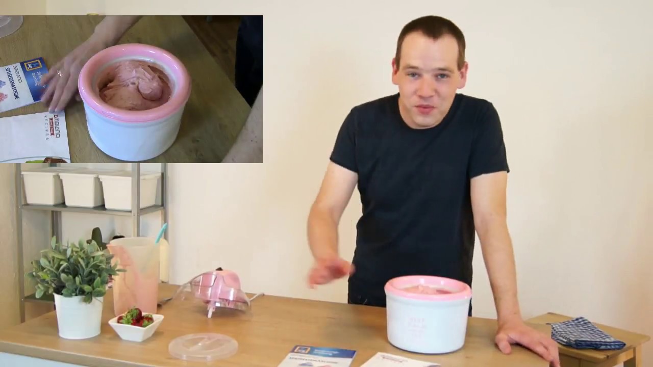 Aldi Ambiano Eismaschine / Speiseeismaschine 2017 im Test Review