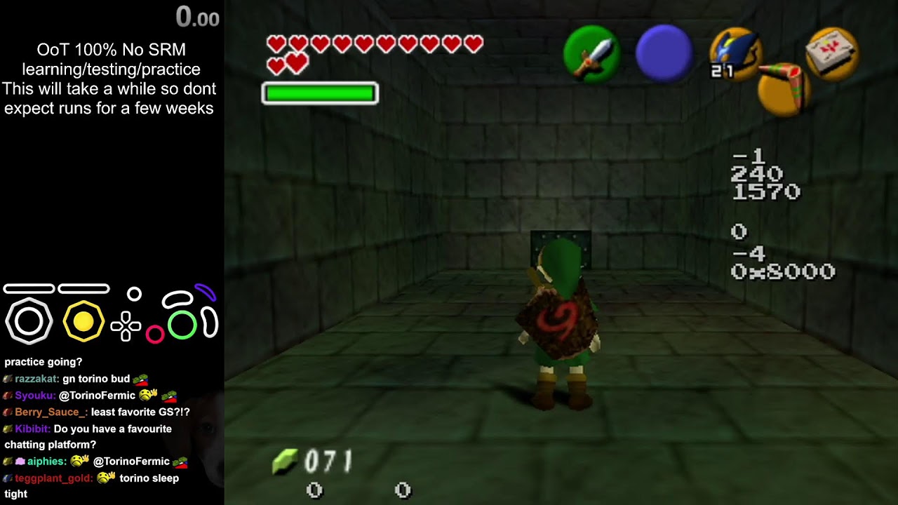 OoT 100% learning/testing/practice