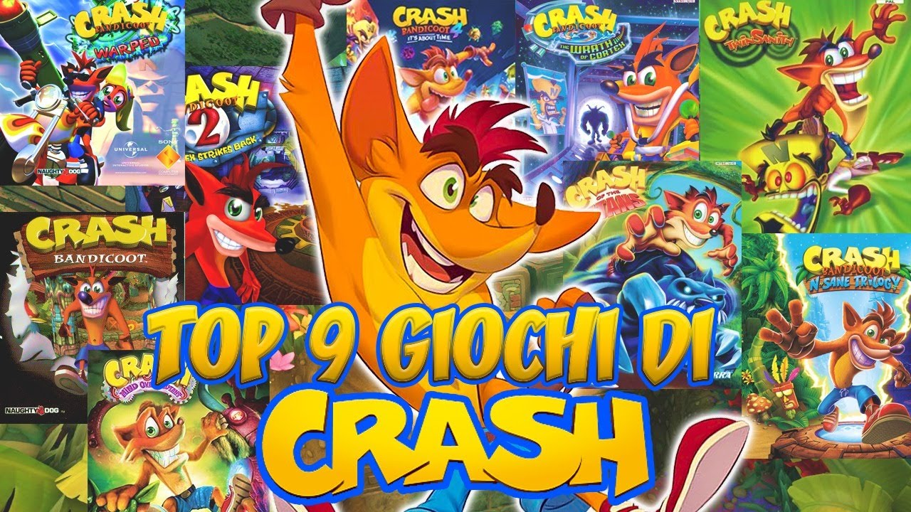 TOP 9 GIOCHI DI CRASH BANDICOOT