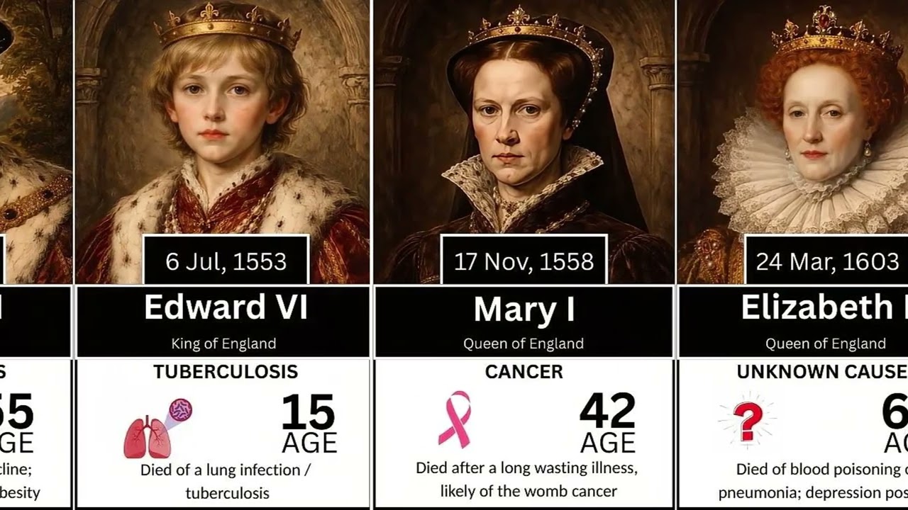 Death Reasons of English Monarchs | Royal Deaths You Won’t Even Believe
