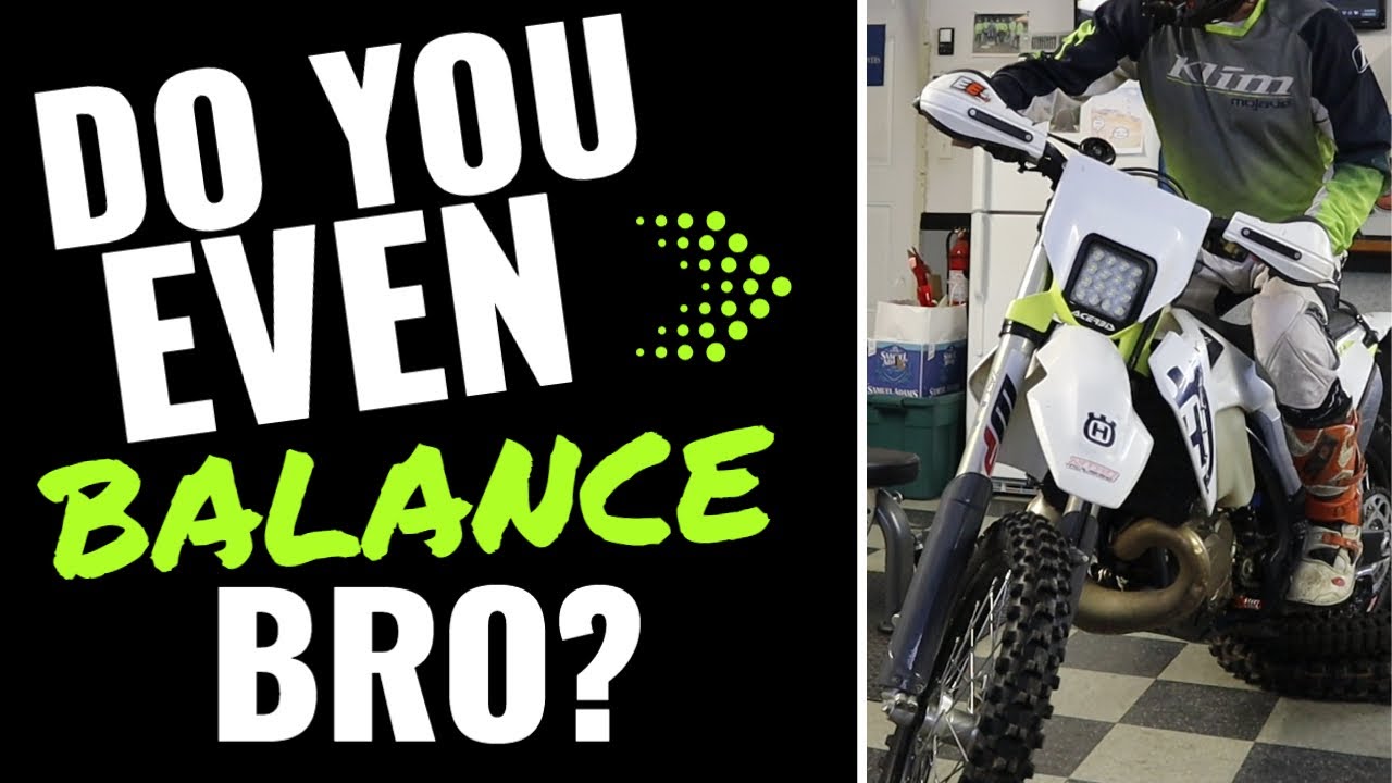 Yes you Can! Static Balance on an Enduro Bike!