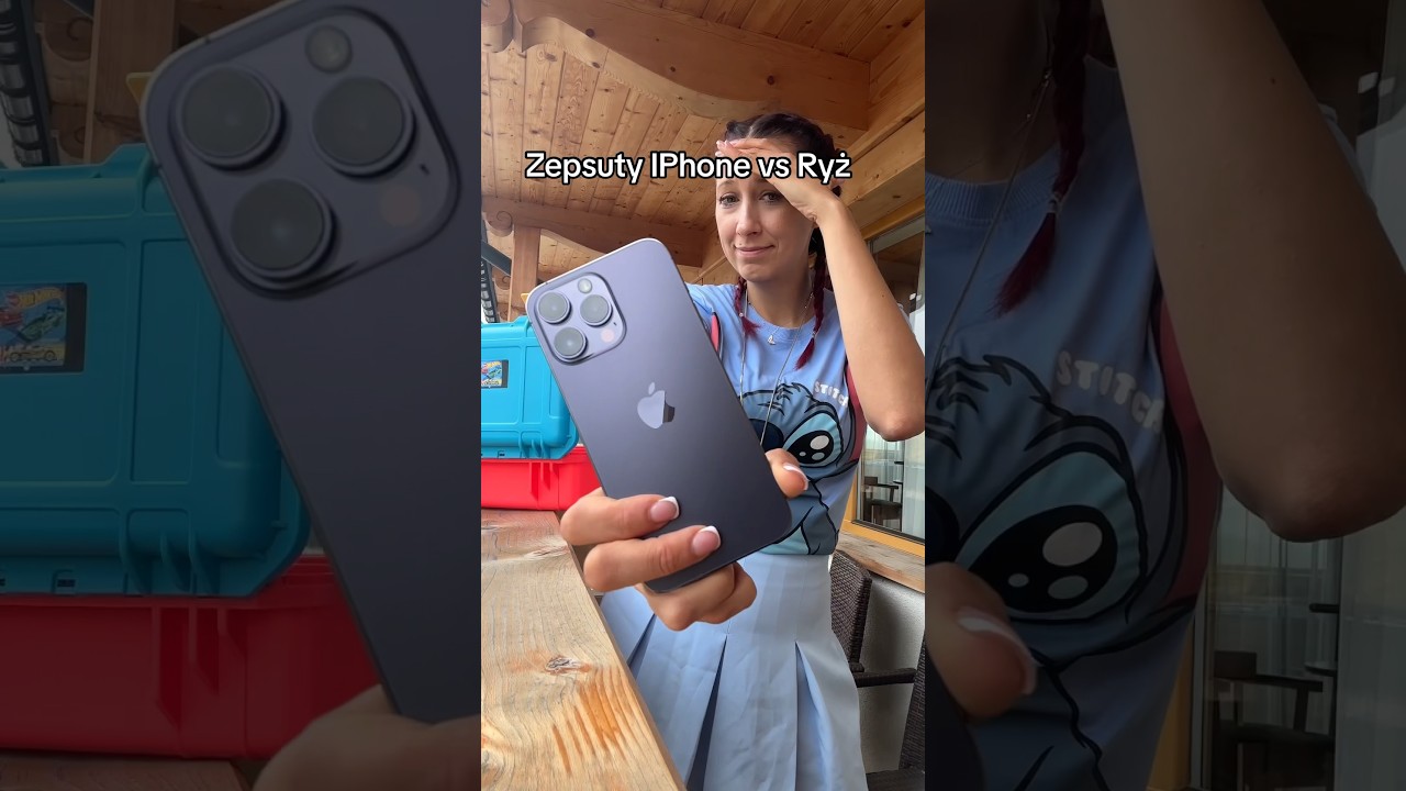Zepsuty IPhone vs ryż #shorts