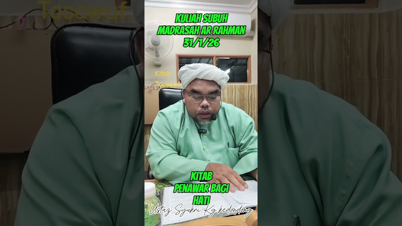 31/1/26 KITAB PENAWAR BAGI HATI